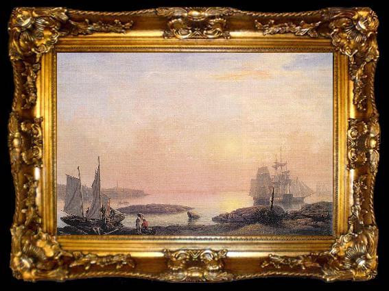 framed  Fitz Hugh Lane Castine Harbor, ta009-2